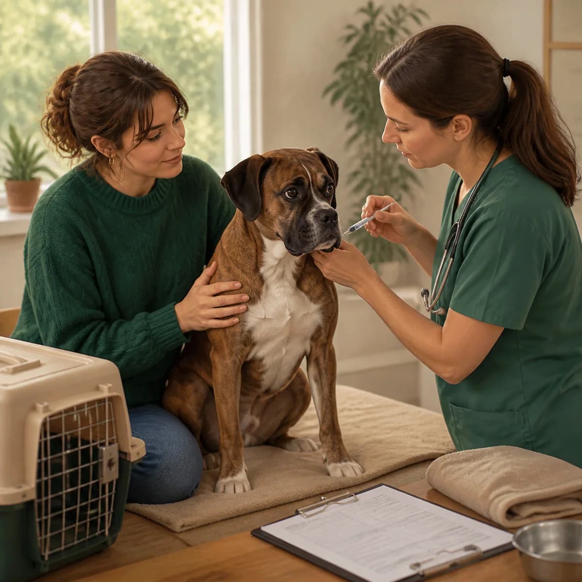 Illustration éditoriale originale créée pour l’article « Adopter un chien venu de l’étranger »