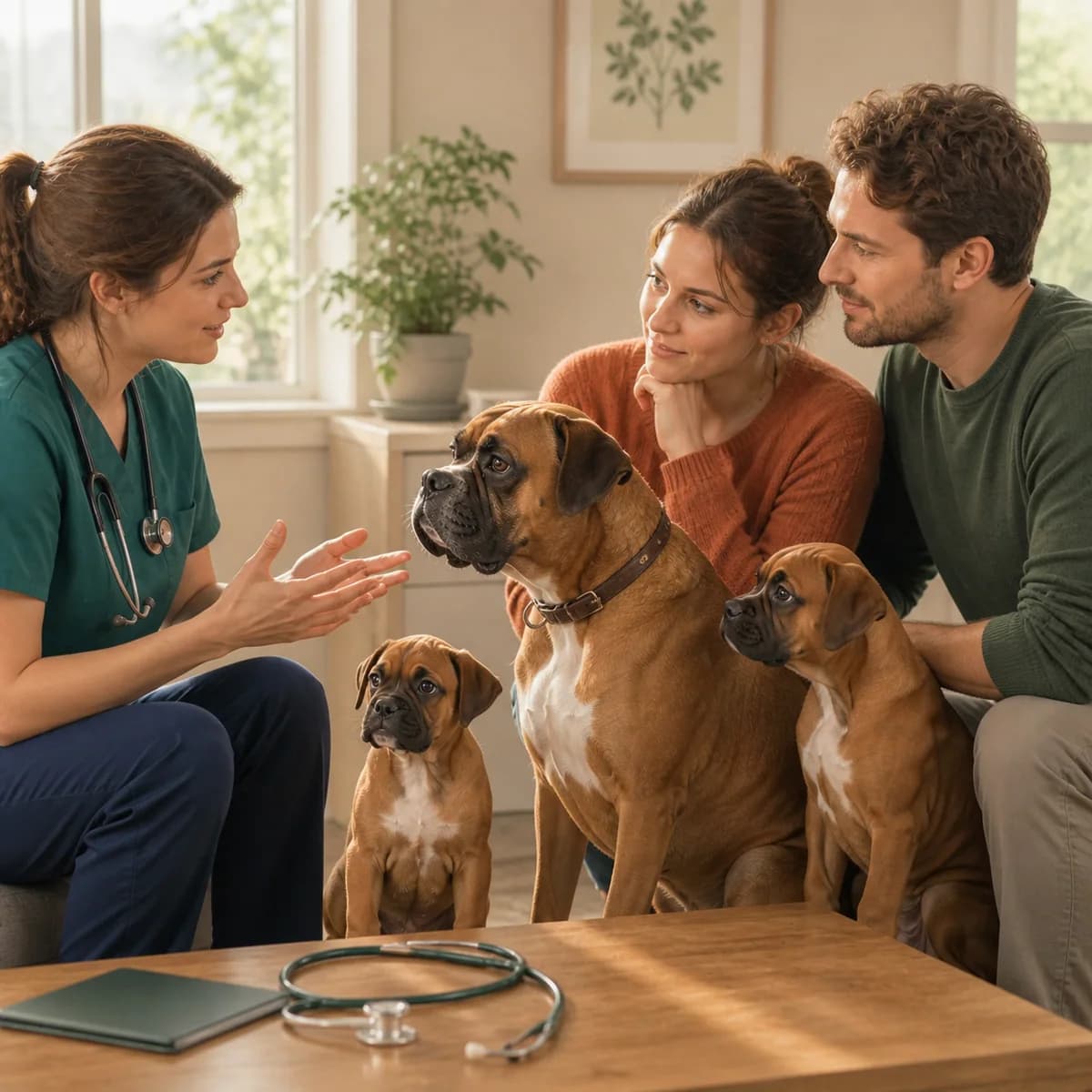 Illustration éditoriale originale créée pour l’article « Stériliser un jeune chien : à quel âge »
