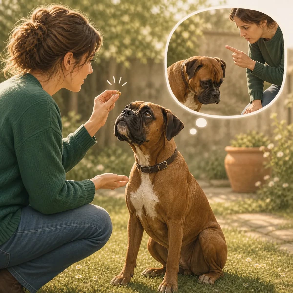Illustration éditoriale originale créée pour l’article « Apprendre son nom à un chien »