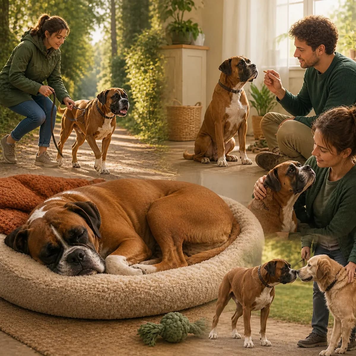 Illustration éditoriale originale créée pour l’article « À quoi ressemble une bonne journée de chien »