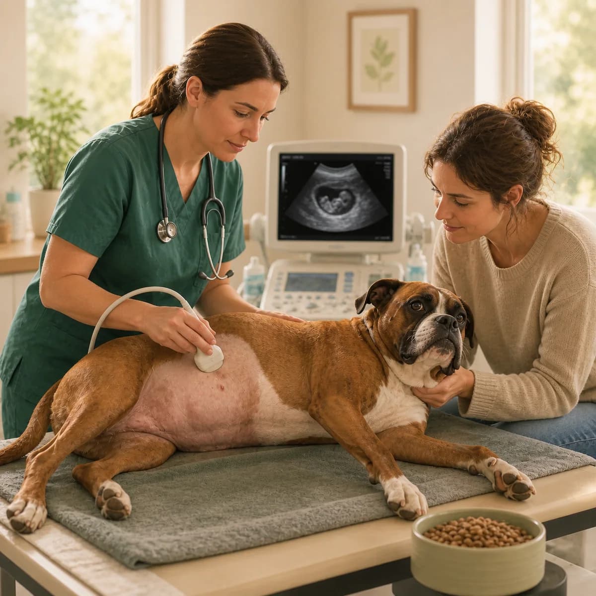 Illustration éditoriale originale créée pour l’article « La gestation : ce qui se surveille »