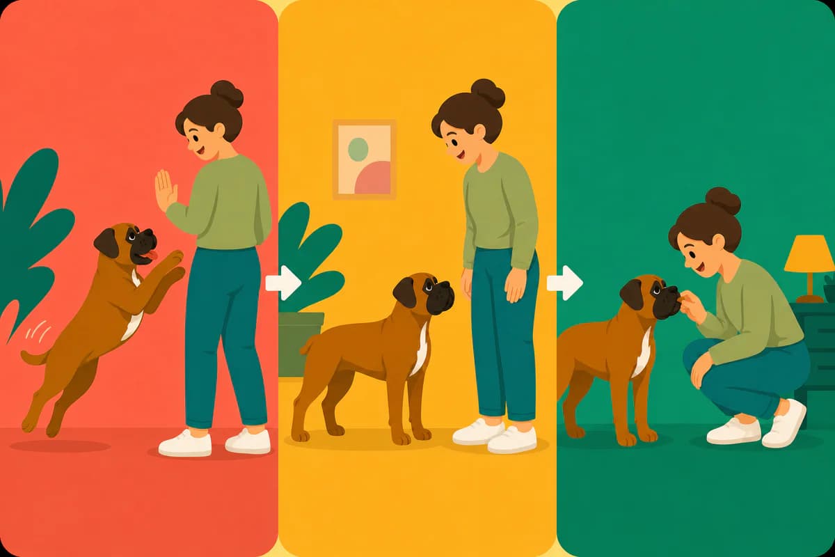 Illustration de l’exercice « Ne pas sauter ».