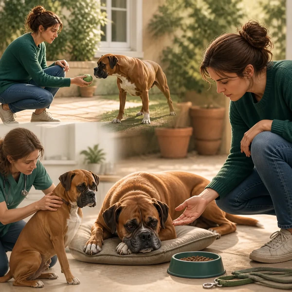 Illustration éditoriale originale créée pour l’article « Travailler avec un chien qui ne semble motivé par rien »