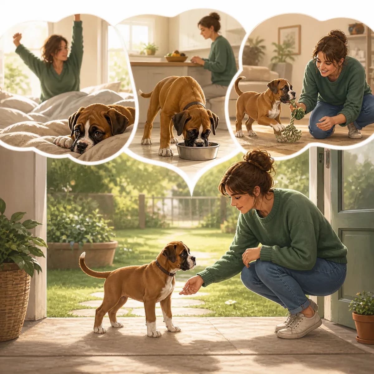 Illustration éditoriale originale créée pour l’article « Les étapes de la propreté »