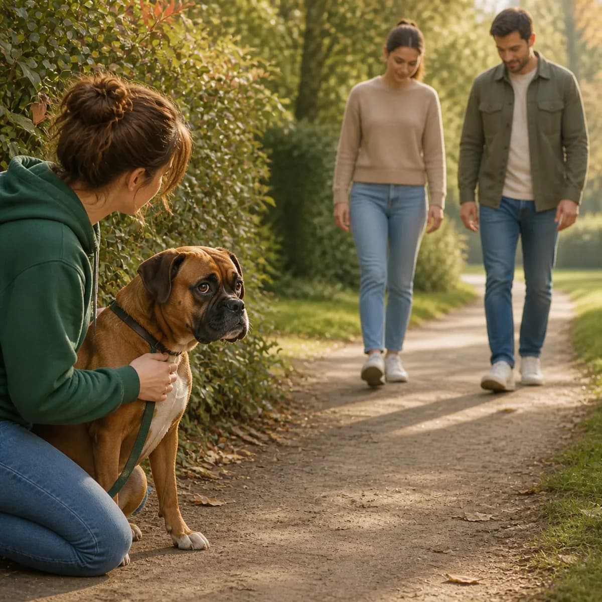 Illustration éditoriale originale créée pour l’article « Le chien qui a peur des inconnus »