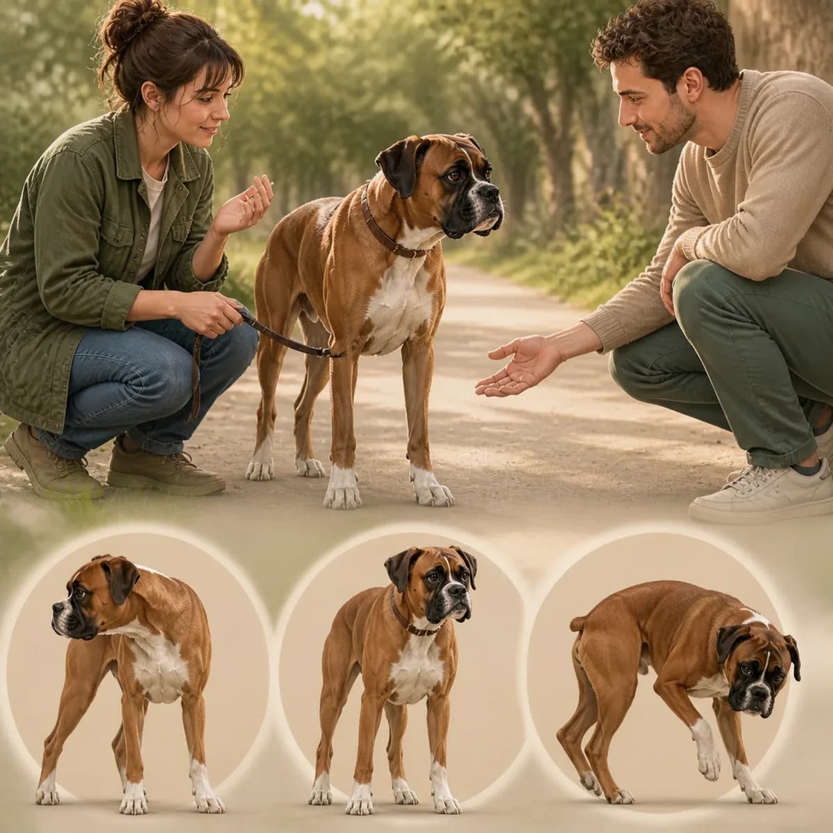 Illustration éditoriale originale créée pour l’article « Avant de caresser un chien »